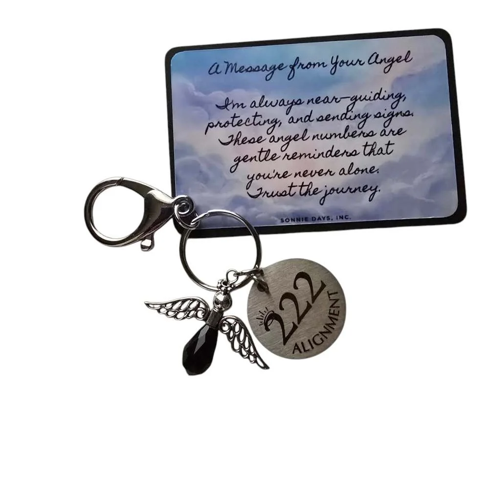 Angel Numbers Key Ring | Sonnie Days, Inc