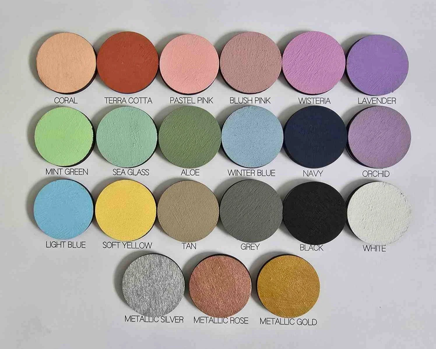 Name Tag Color Chart | Sonnie Days, Inc.