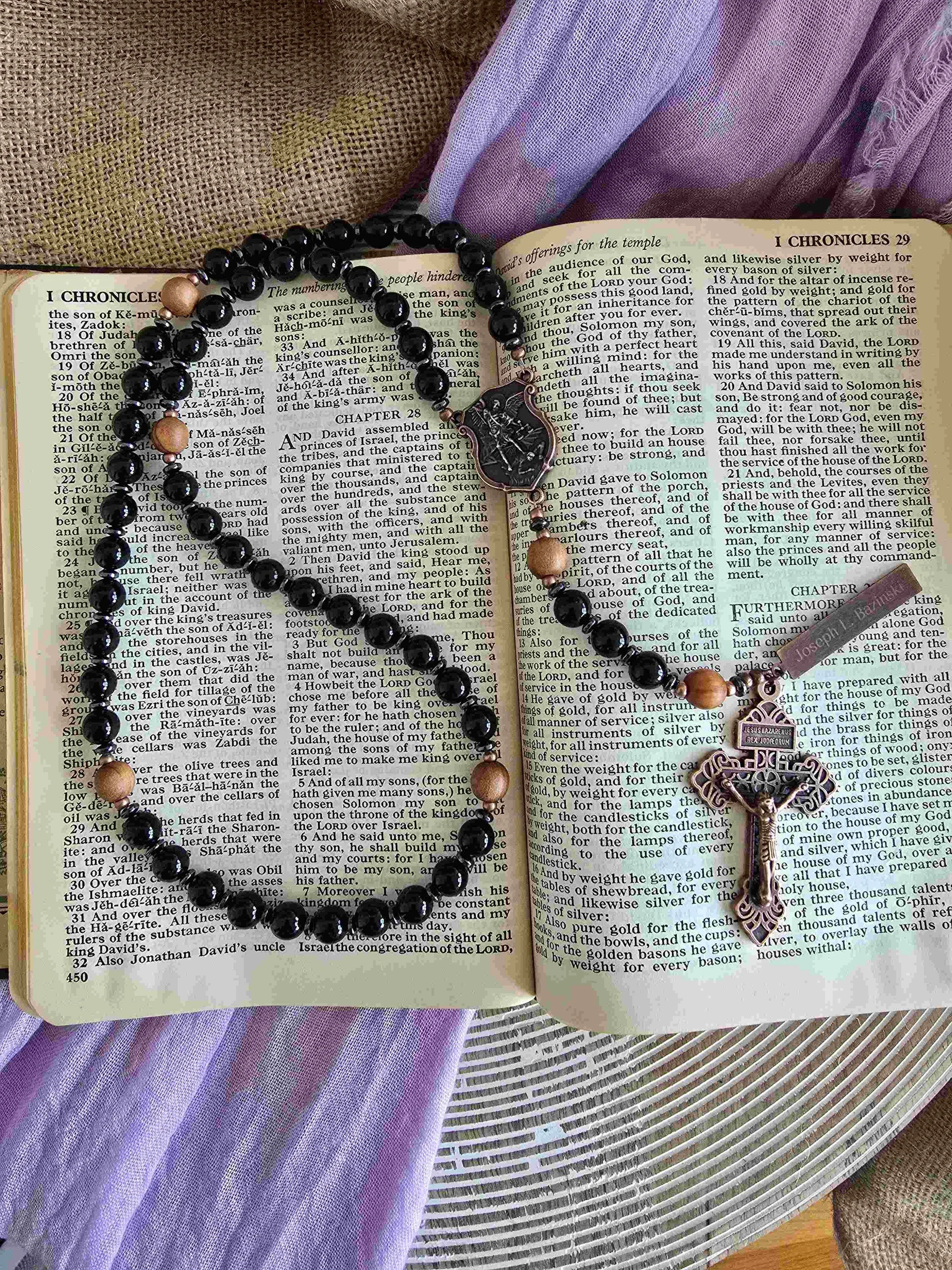 Custom Rosary for Military, Police. Fire | Sonnie Days
