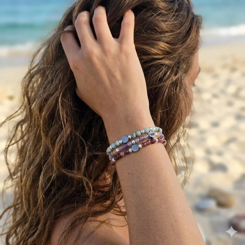 gemstone-beach-bracelets