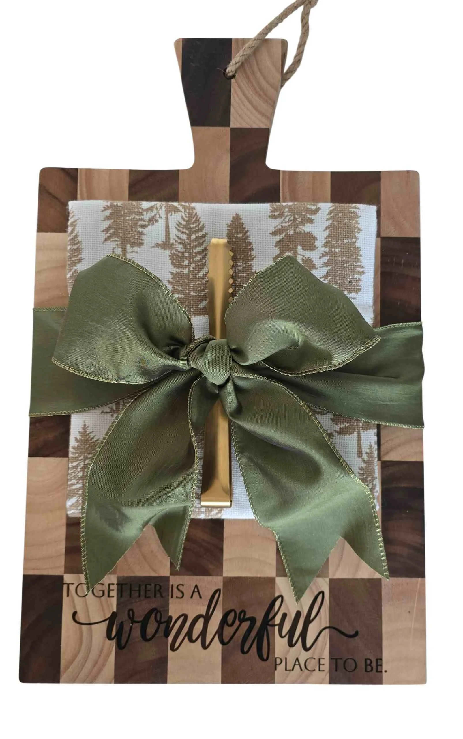 Checkerboard cutting board|Sonnie Days, Inc.