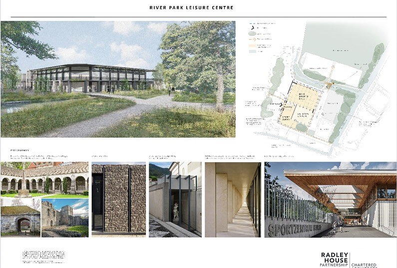 Sport Winchester and architect partners, @radleyhousepartnership have launched this artist&rsquo;s impression of a community sporting facility on the site of the old River Park leisure centre which could provide space for a range of sporting and recr