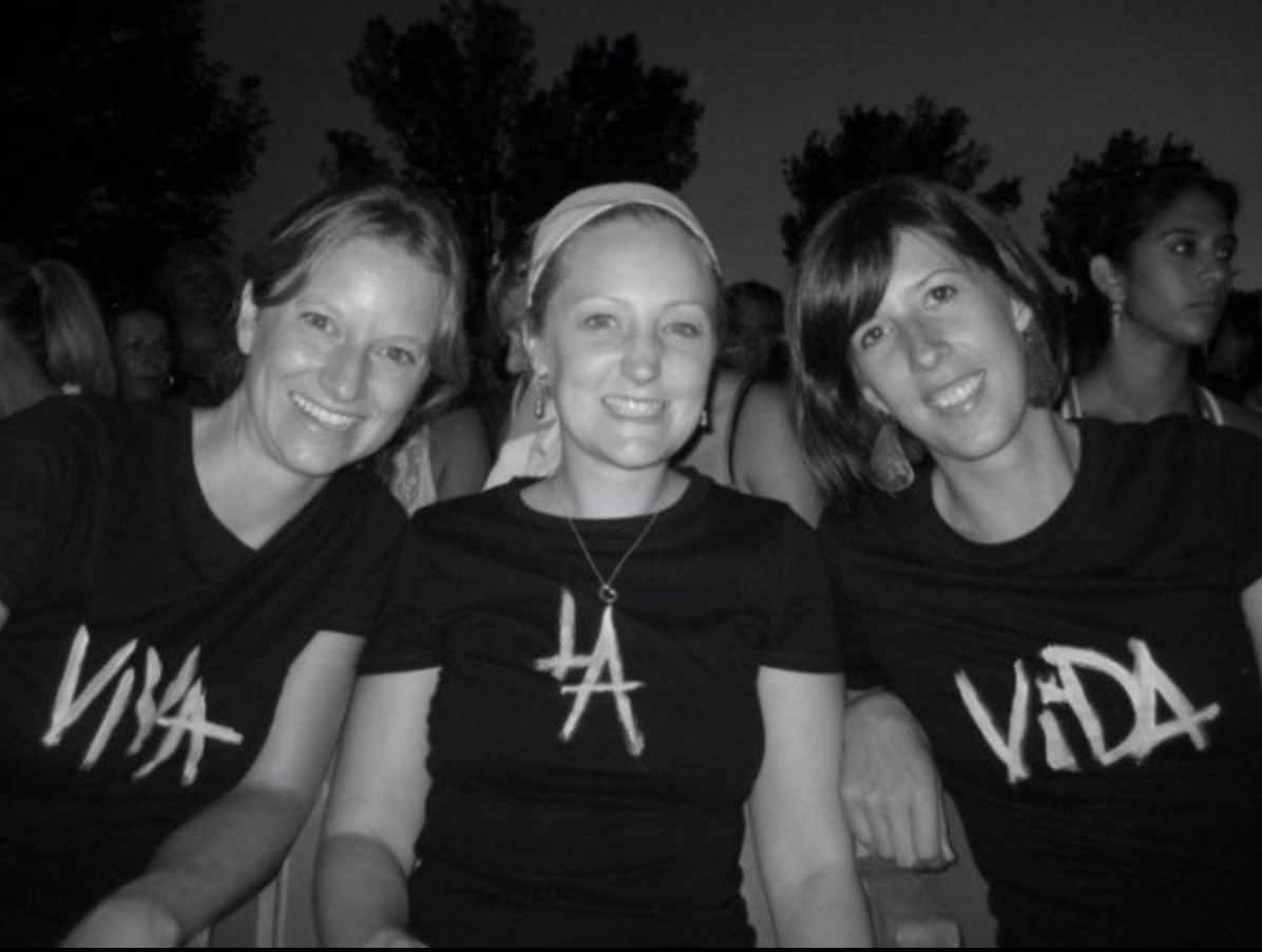 2009 Coldplay concert with Rebecca