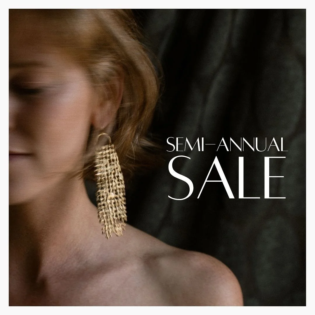 My semi-annual sale starts Saturday!

Get a head start + a great deal on your holiday shopping so that you can shower your loved ones (or yourself) with all of the sparkly things 💛

✨amyvanderels.com
✨October 25 + 26
✨Save 20% on all jewelry, cerami