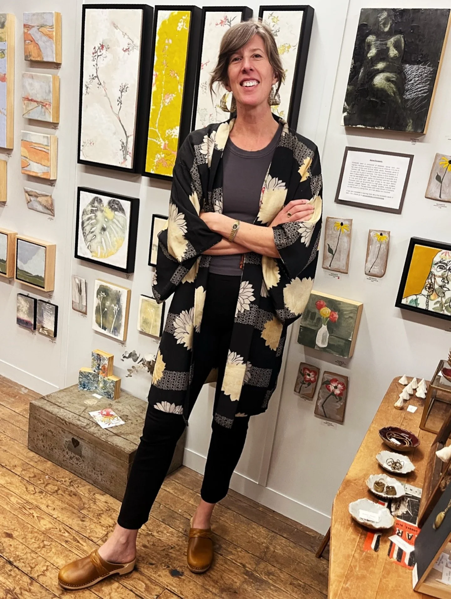 A big-hearted, bleary-eyed  thank you for an amazing Amesbury Open Studios. Our city and our studio spaces and the trolley were jam-packed with art appreciators + artist supporters. My heart is so full of gratitude to everyone who visited, who said a