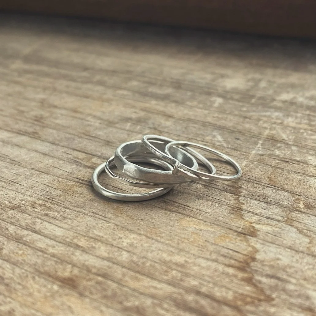 Exciting news! I&rsquo;ll be taking my stacking ring workshop on the road! I am so excited to be teaching this class at the lovely @saltstudiospace in Ipswich, MA on Thursday, March 26 at 5pm. This workshop is open to 6 students, we will all do some 