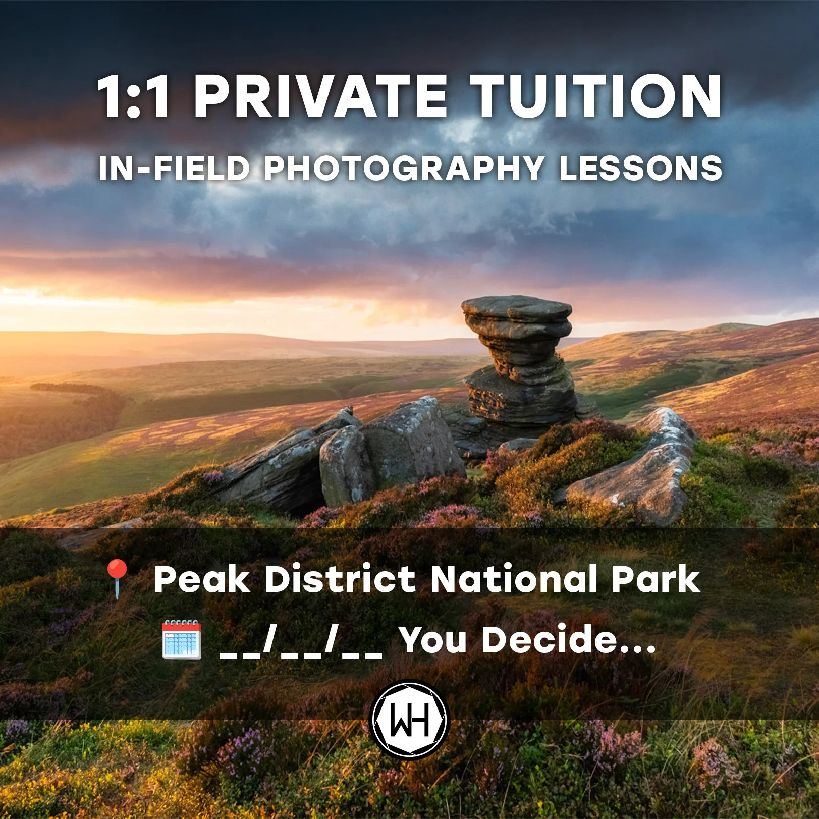 1:1 Peak District Photography Workshop - Tailored Private Tuition