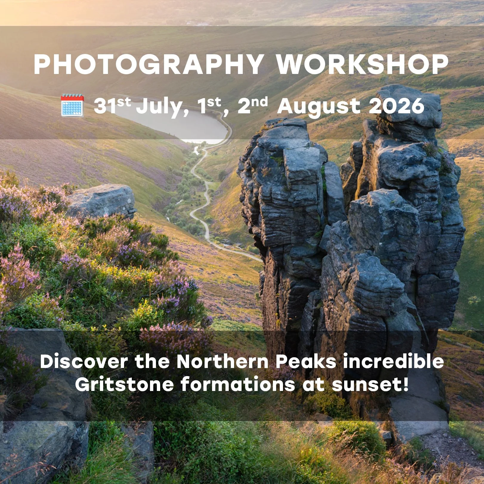 Northern Peak District  - Summer Sunset Photography Workshop.
