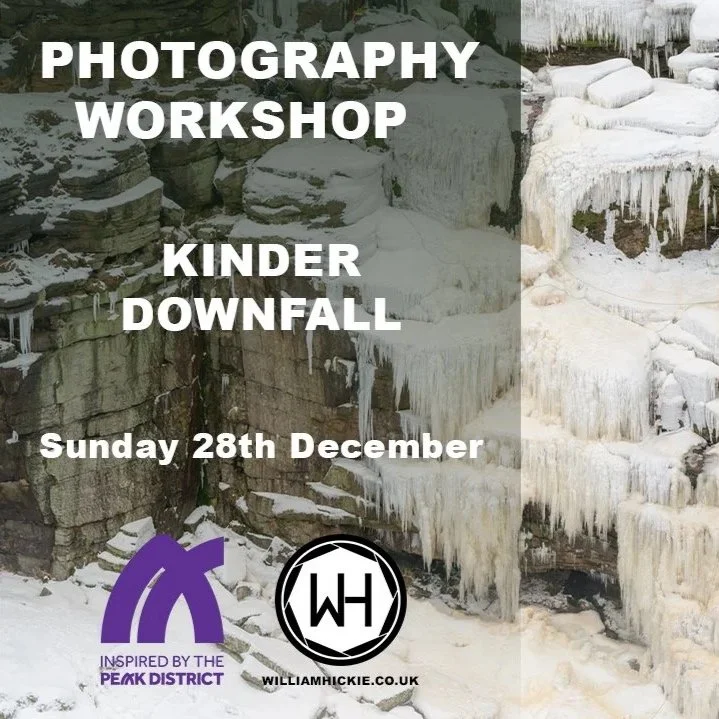 Kinder Downfall, Frozen in Winter - Photography Workshop