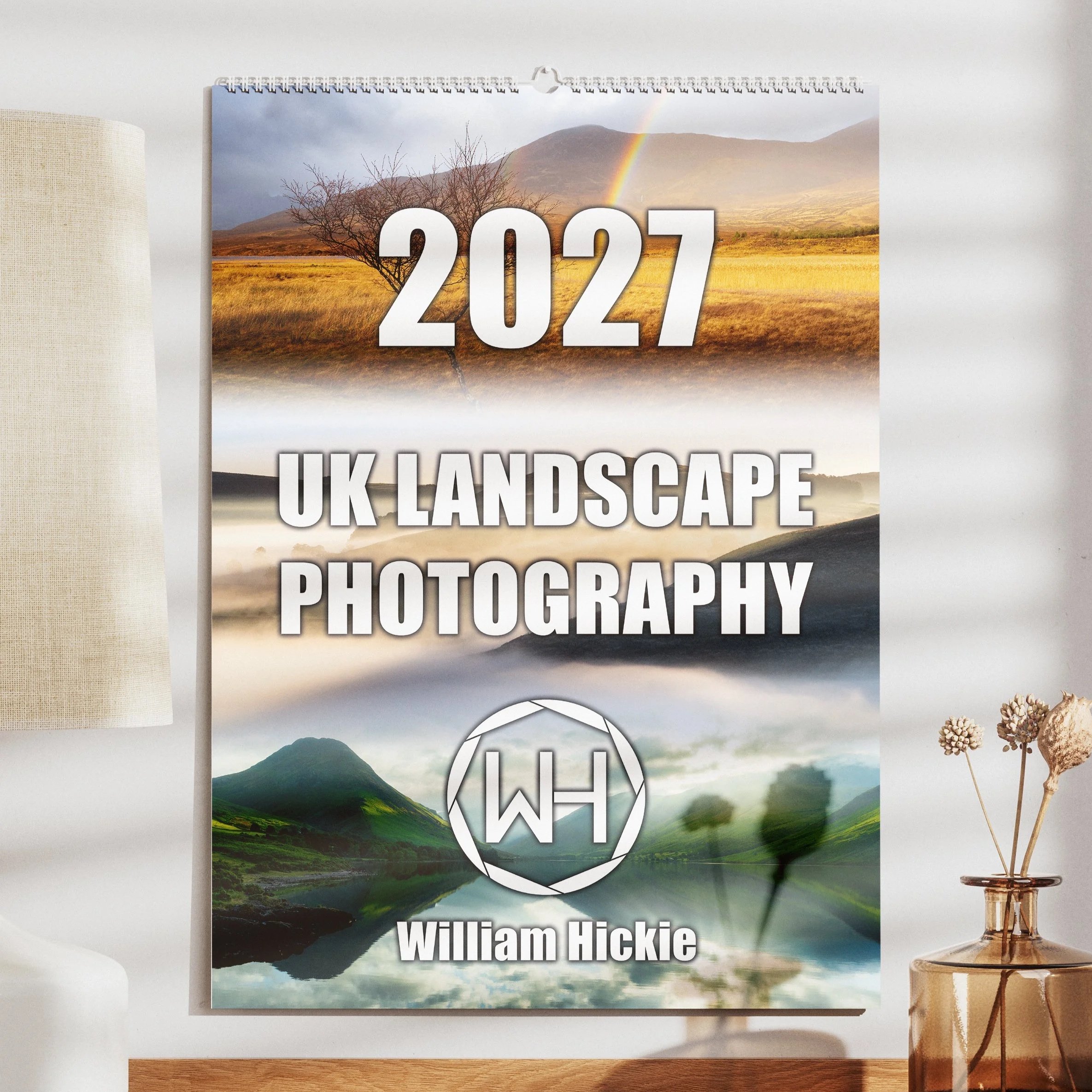 2027 Calendar UK Landscape Photography - A3