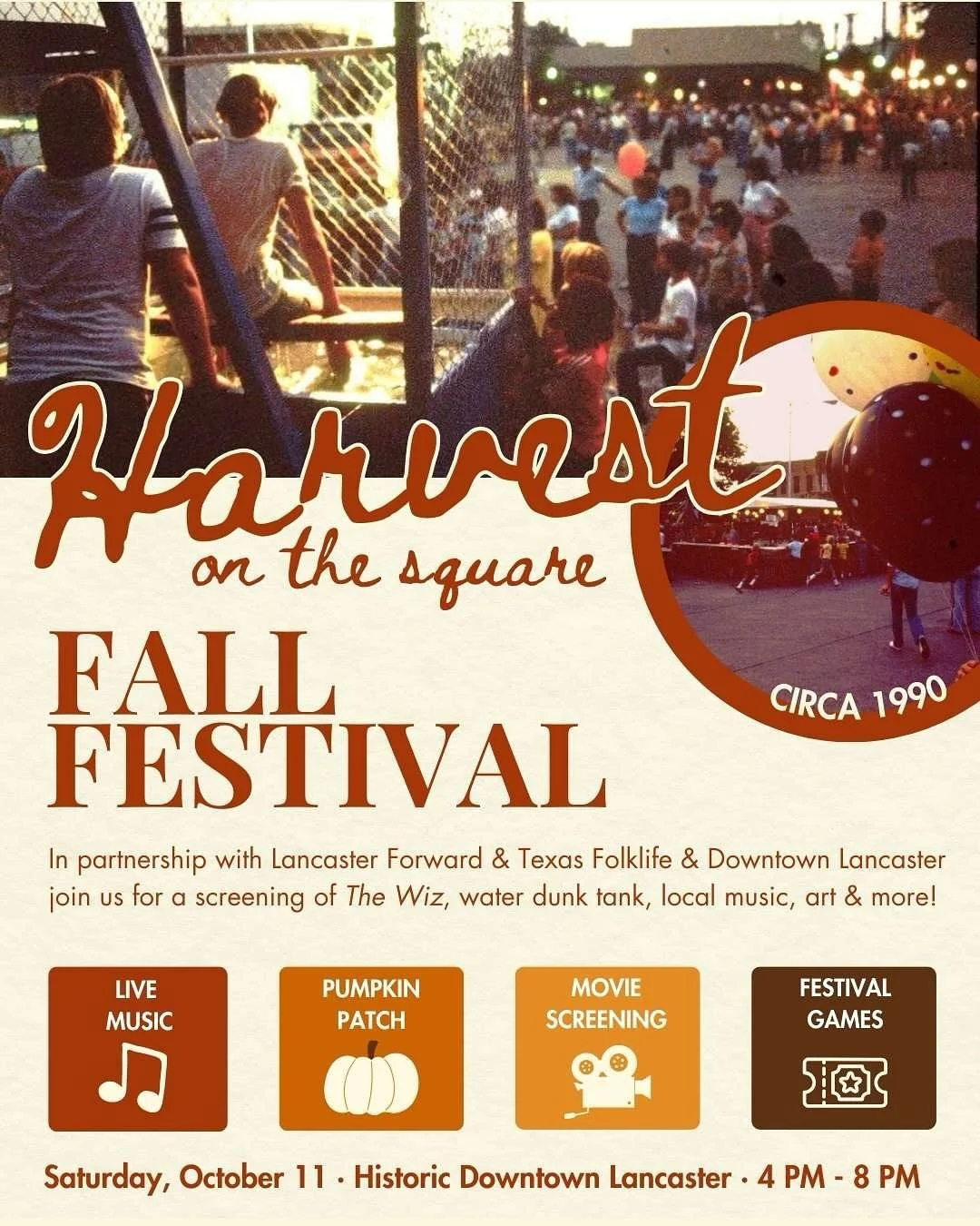 Today&rsquo;s the day! See you from 4 to 8! @texasfolklife @lancasterforward ✨#lancastertexas #lancastertx