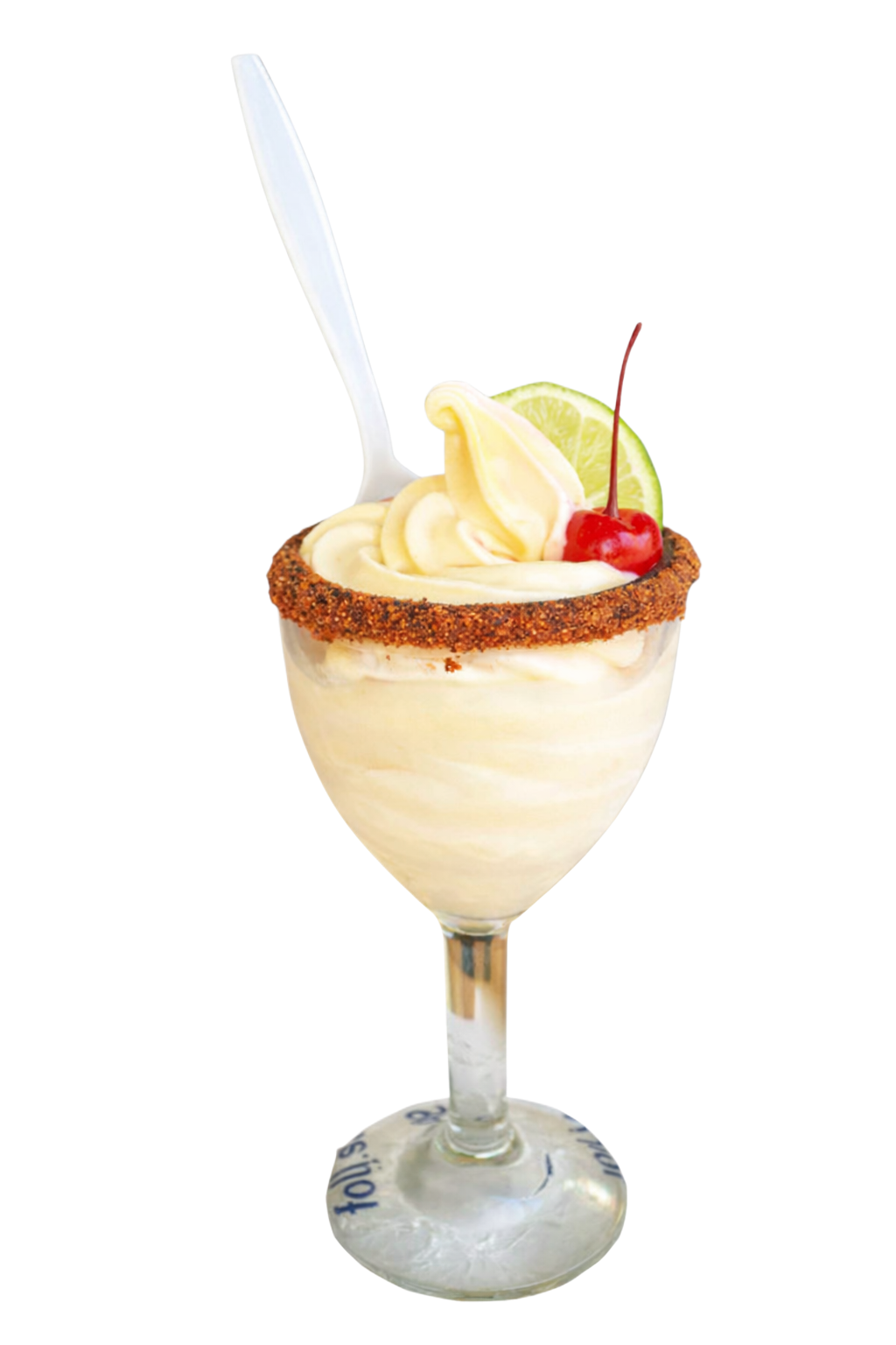 Dole pineapple soft serve margarita only available at Felipe's Taqueria Mid-City/Felipe's Heladeria!