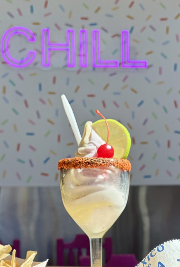 Soft serve margaritas available at Felipe's Heladeria in Felipe's Taqueria Mid City, New Orleans