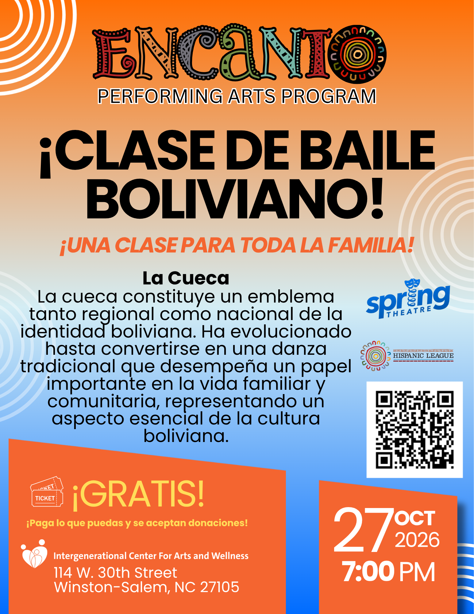 La Cueca Boliviana Dance Class