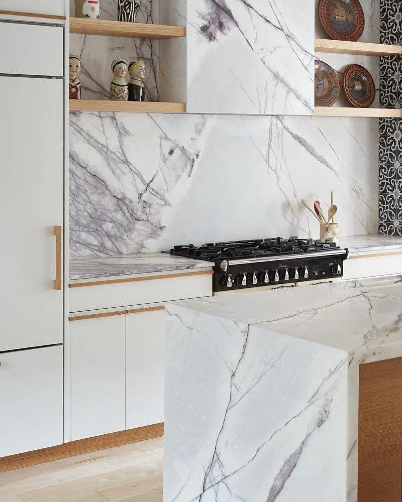 Process for stone selection, layout, and installation. Calacatta lilac marble in our Cambridge Place Townhouse. ✨

#brooklyntownhouse #brooklyntownhouserenovation #brooklynarchitecture #brooklyninteriordesign #brooklyninteriors 
#marble
#boleearchite