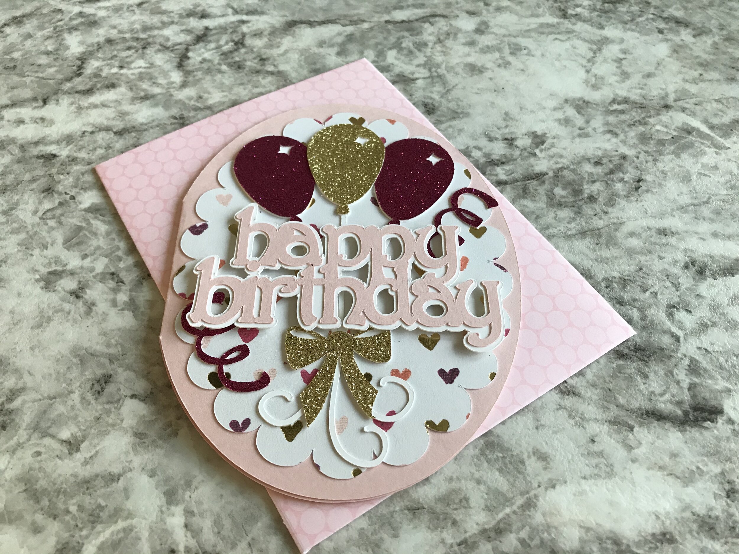 Balloons Birthday Card