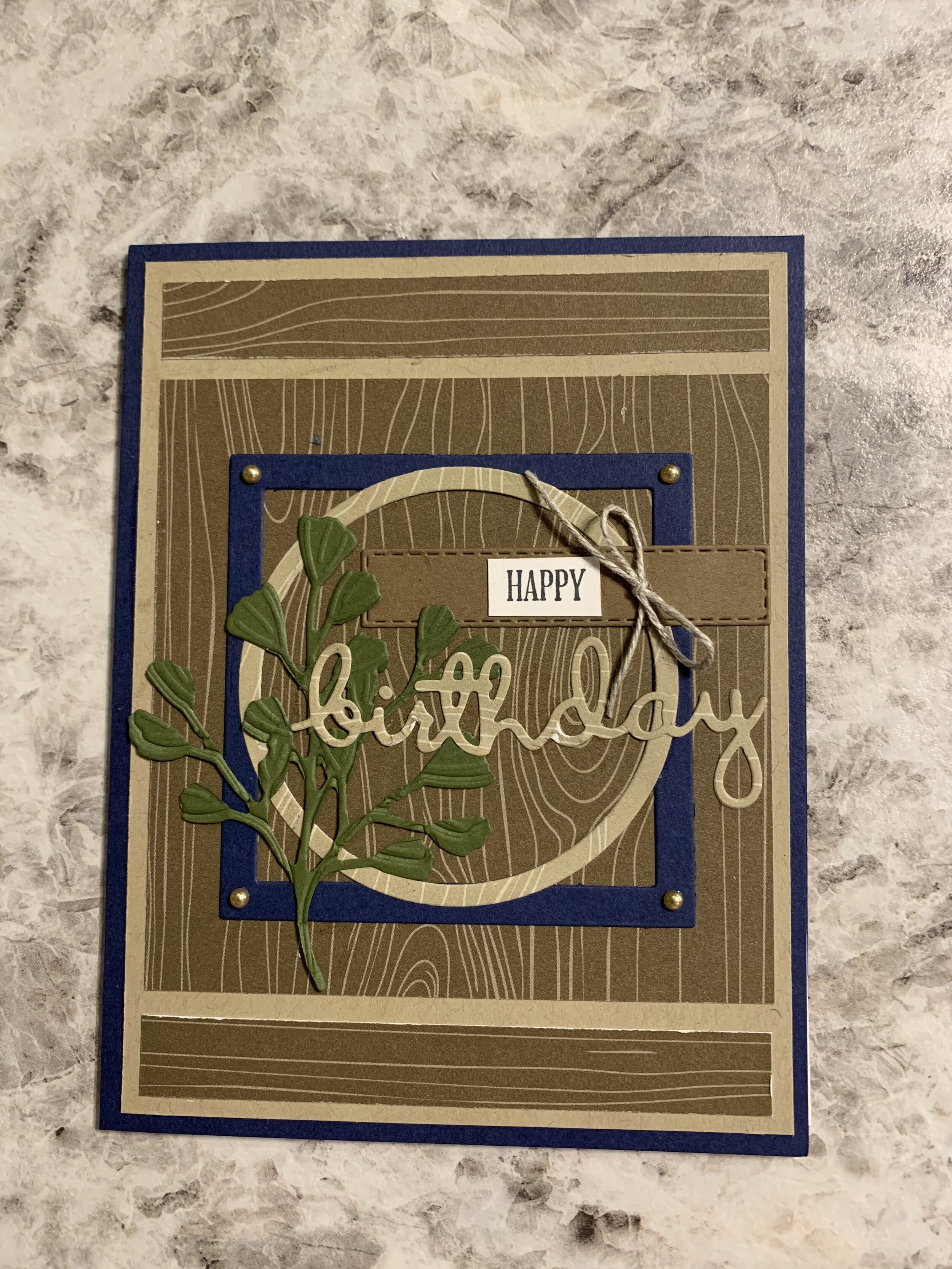 Masculine Birthday Card