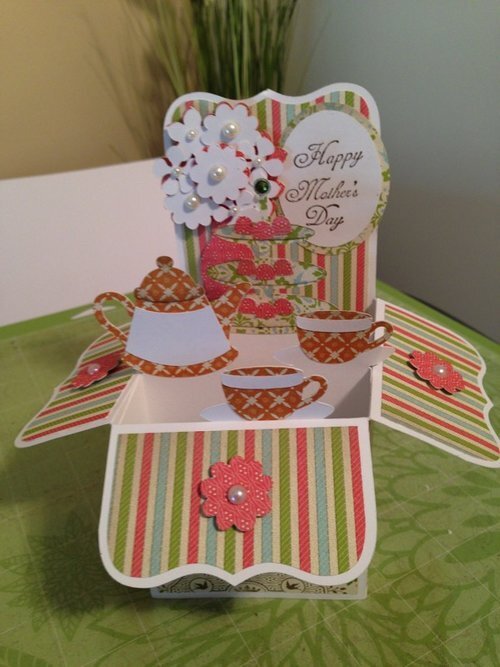 Pop-Up Tea Party Card