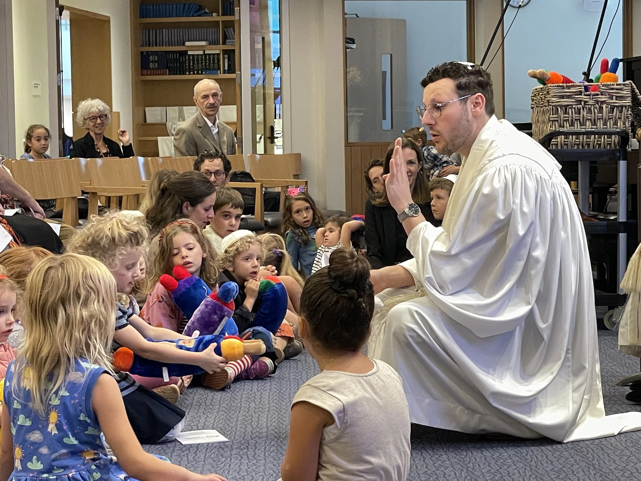 Sharing a story with the Jewish learners of tomorrow