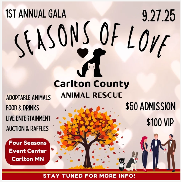 1st Annual Gala | Carlton County Animal Rescue
