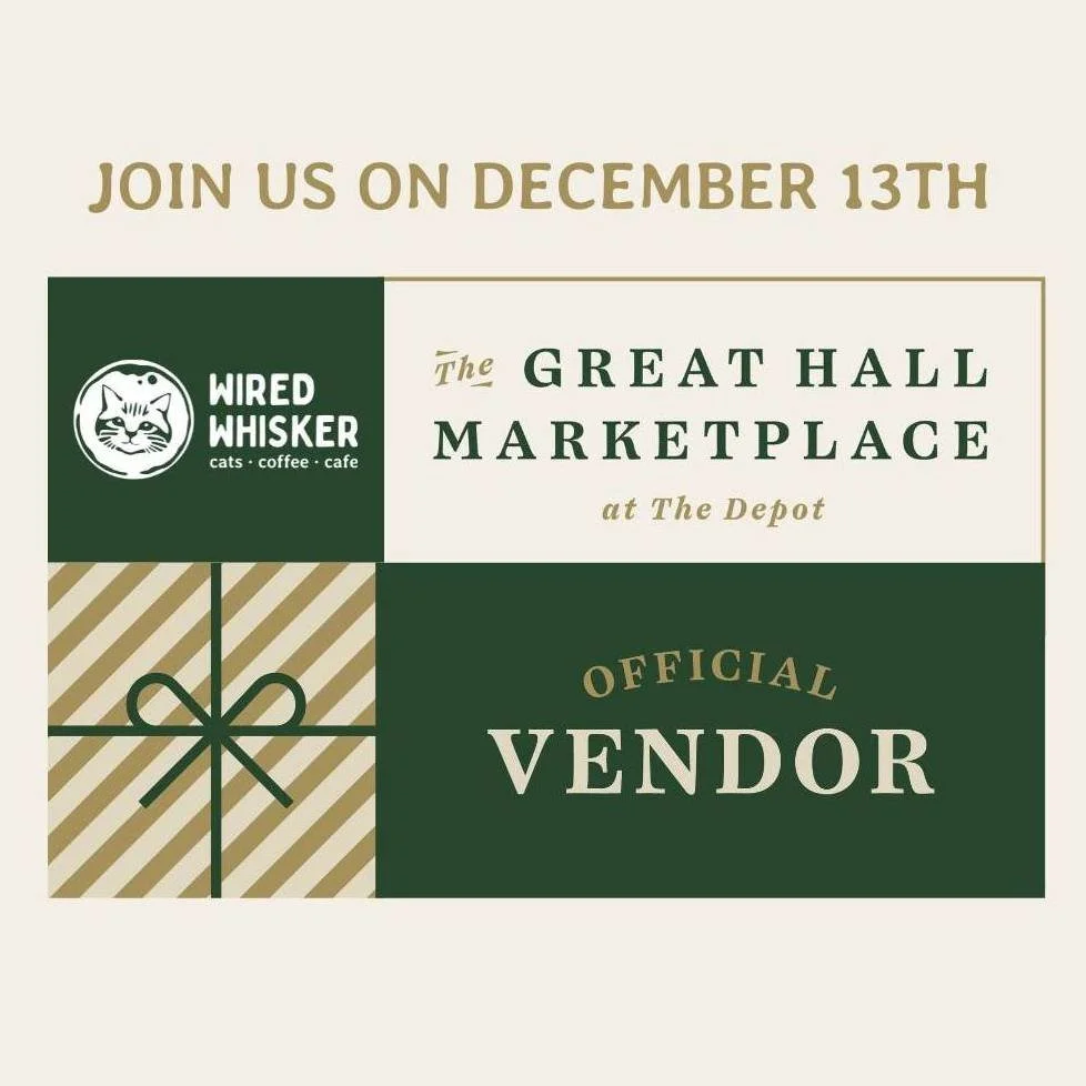 We're excited to announce that we are an official vendor at The Great Hall Marketplace this Saturday, December 13th at The Depot! We had a blast at The Depot's Bienvenue Coffee Fest, so we can't wait to make some new, cheery holiday memories this yea