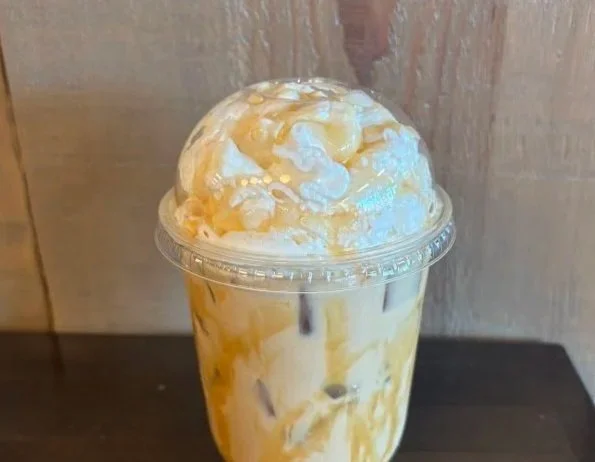 Caramel Banana Brulee Latte