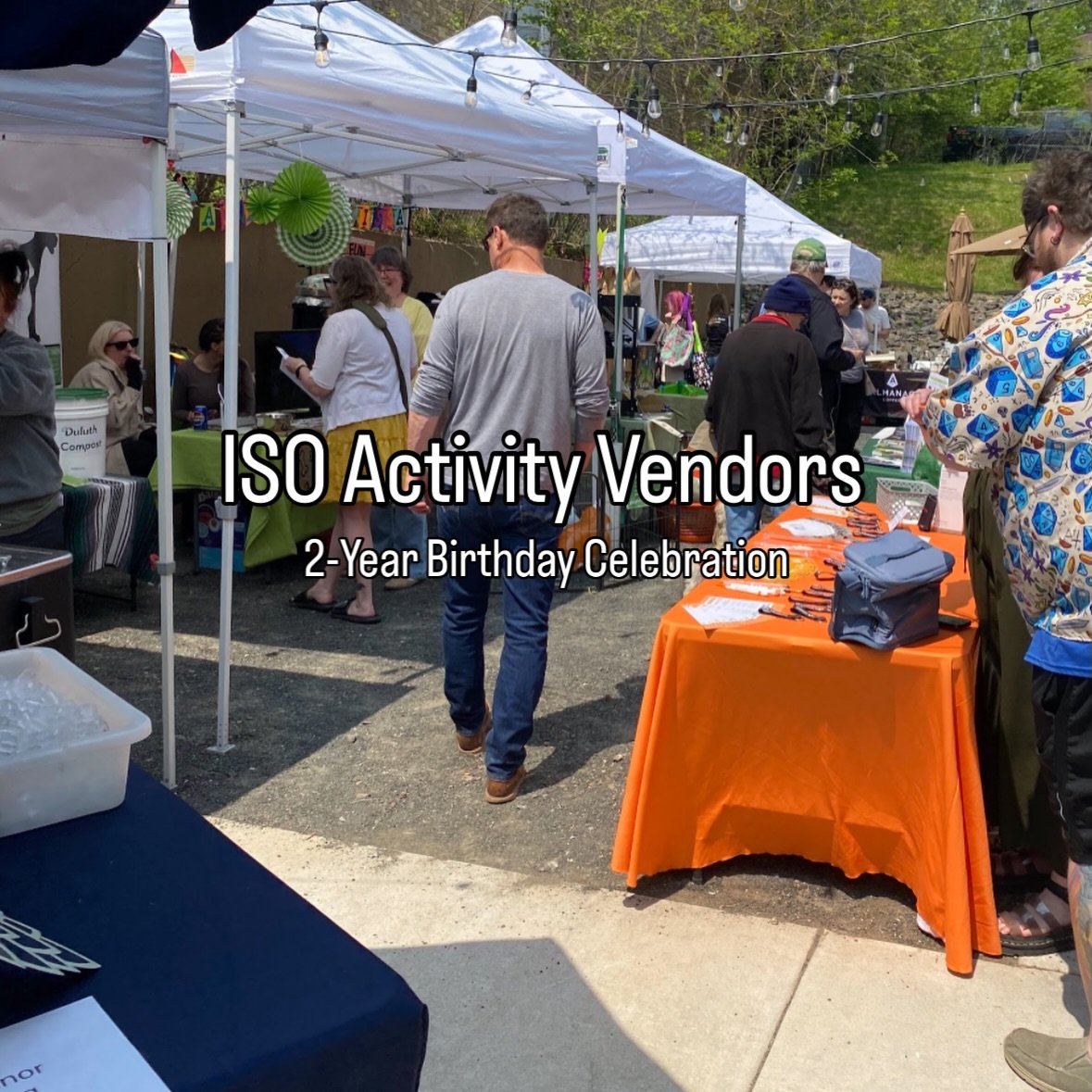 Our 2-Year Birthday Celebration is quickly approaching, and we&rsquo;re in search of activity vendors to join us in the fun!

Fill out the following form BEFORE APRIL 30TH to apply for a space on our patio during this busy, fun-filled day! 

We are i