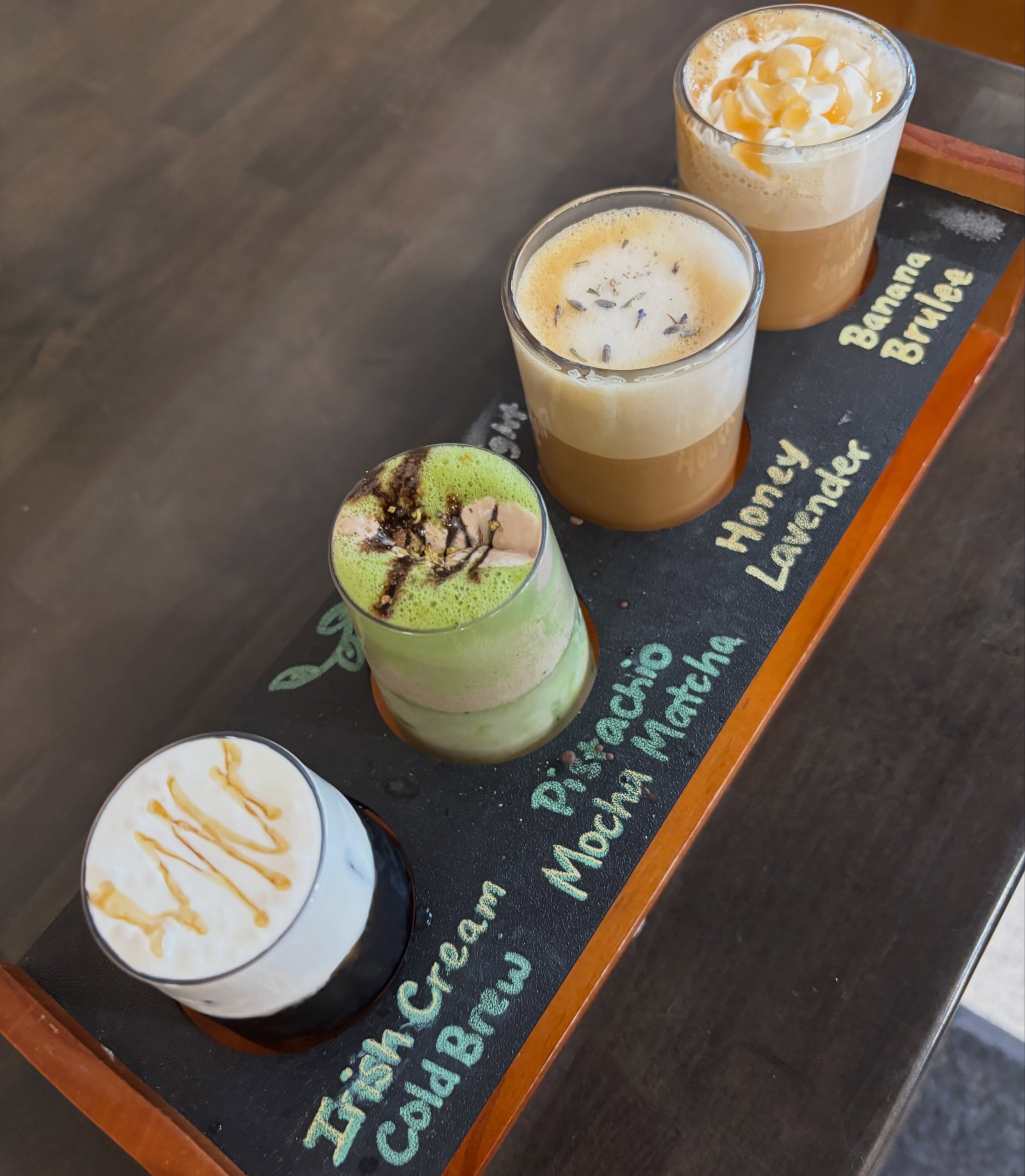 All of our seasonal favorites in one ✨ 

Our Spring Flight has a little something for everyone. It has cold brew, matcha, espresso, and lots of fun flavors to try! 

Let us know which is your favorite 😍 

#duluthmn #drinkflight #cafeflight #coffeefl