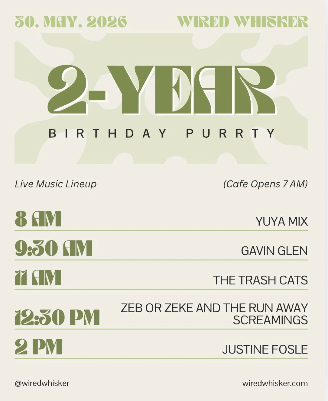 It&rsquo;s 15 days away&hellip; who&rsquo;s ready?? 

We&rsquo;re SO excited to feature some amazing musicians during our celebration! Check out our artist lineup and get ready for some great times on our patio 🤗🎉

Visit our musicians&rsquo; Instag