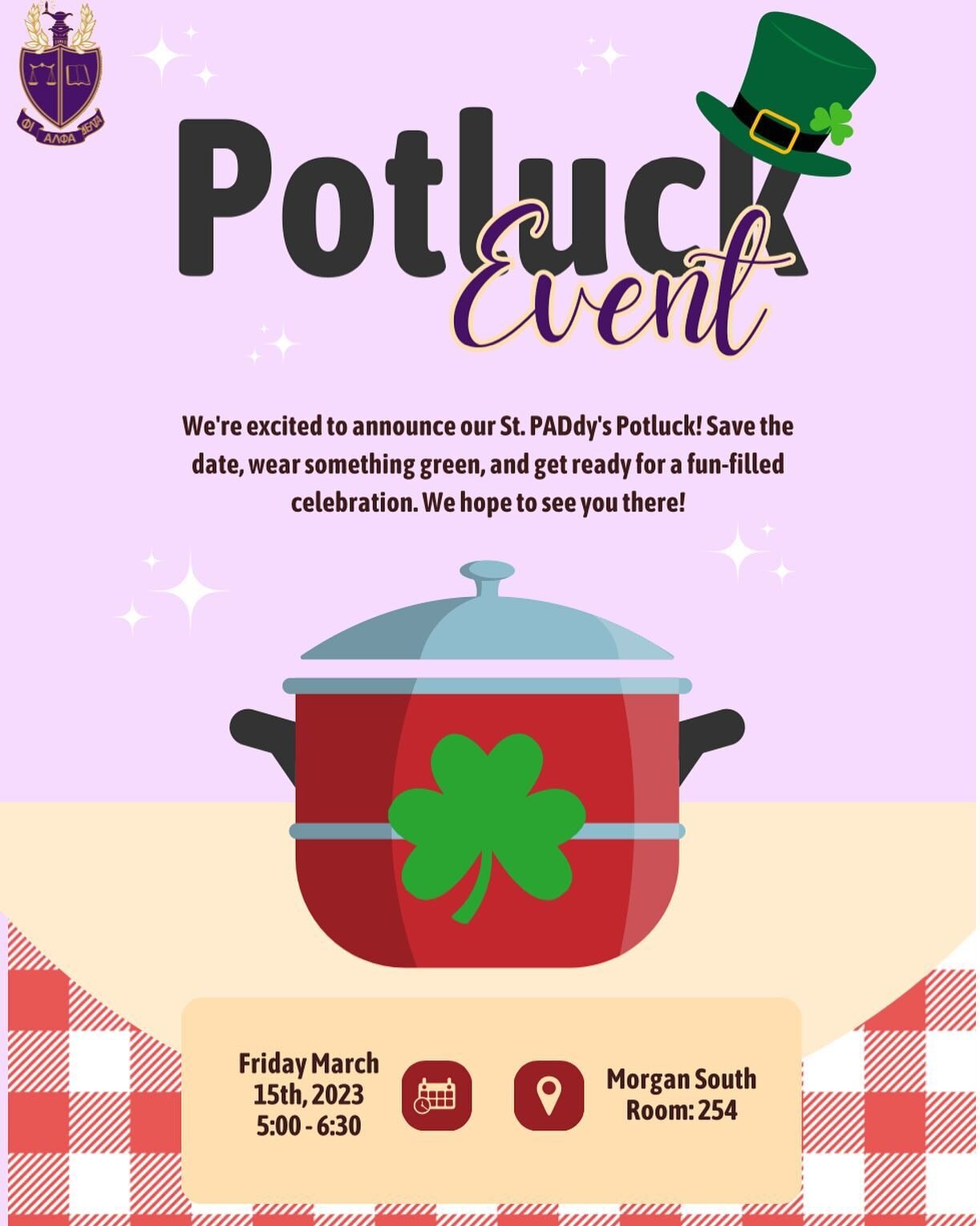 Hello again everyone! We hope you all enjoyed meeting with our wonderful guests at the Law School Fair!! Fortunately the events continue as tonight we will be hosting a potluck, we hope to see you there! #phialphadelta #potluck #law #templeuniversity