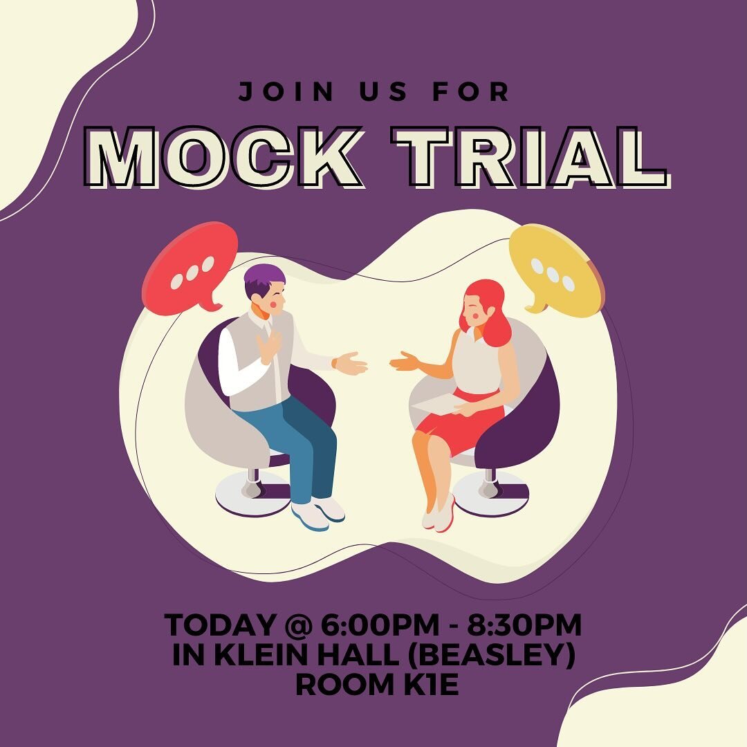 Interested in Mock Trial? Come watch PAD&rsquo;s Mock Trial Rehearsal as they prepare for their upcoming competition! Make sure not to miss this opportunity to see our talented team in action!! 🧑&zwj;⚖️🦉🍒