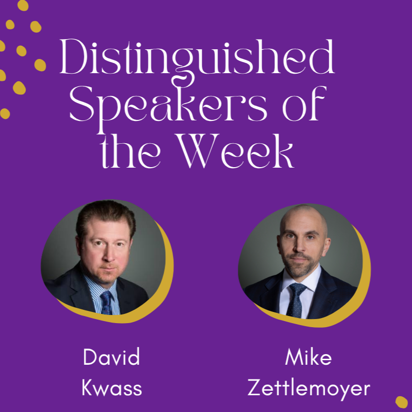 Speaker Series: David Kwass & Mike Zettlemoyer