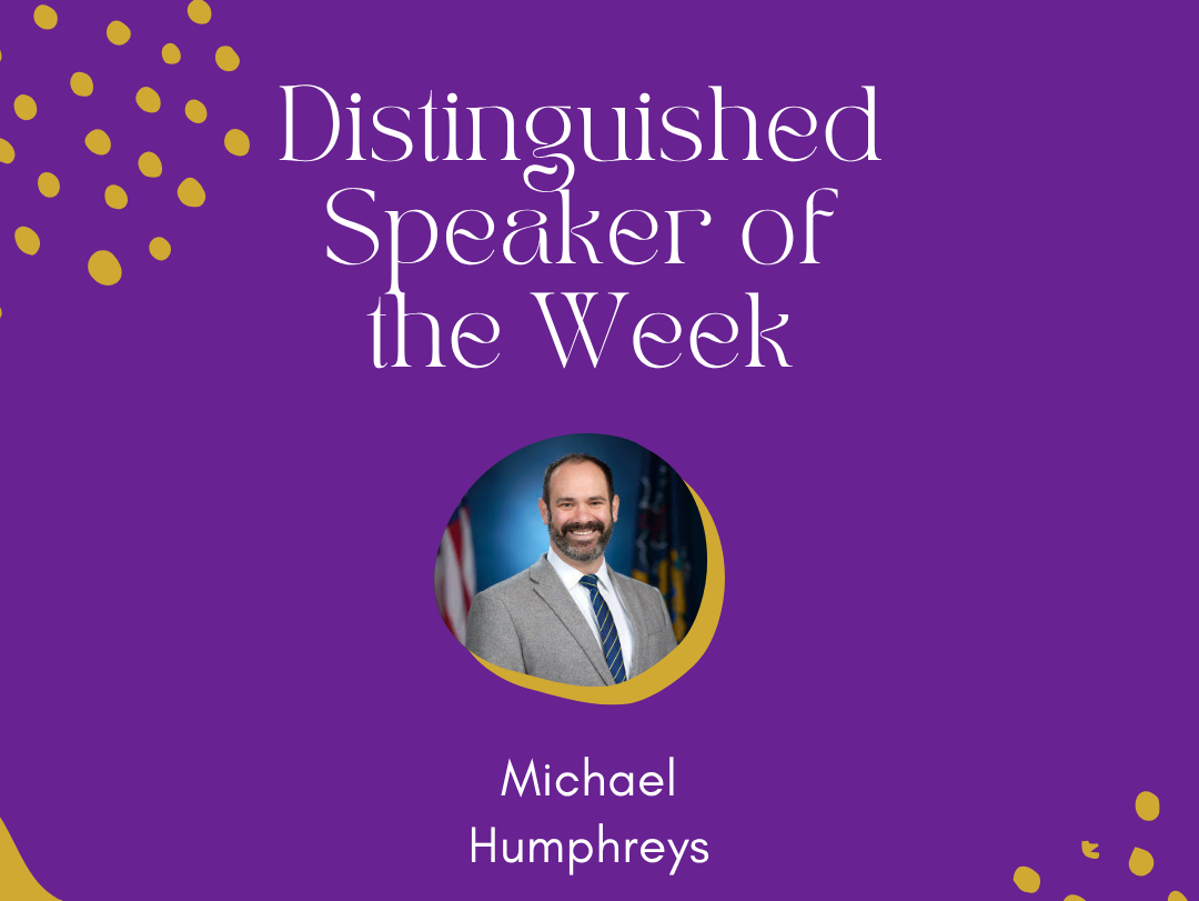 Speaker Series: Michael Humphreys