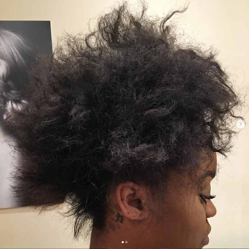 Textured Hair Client Before