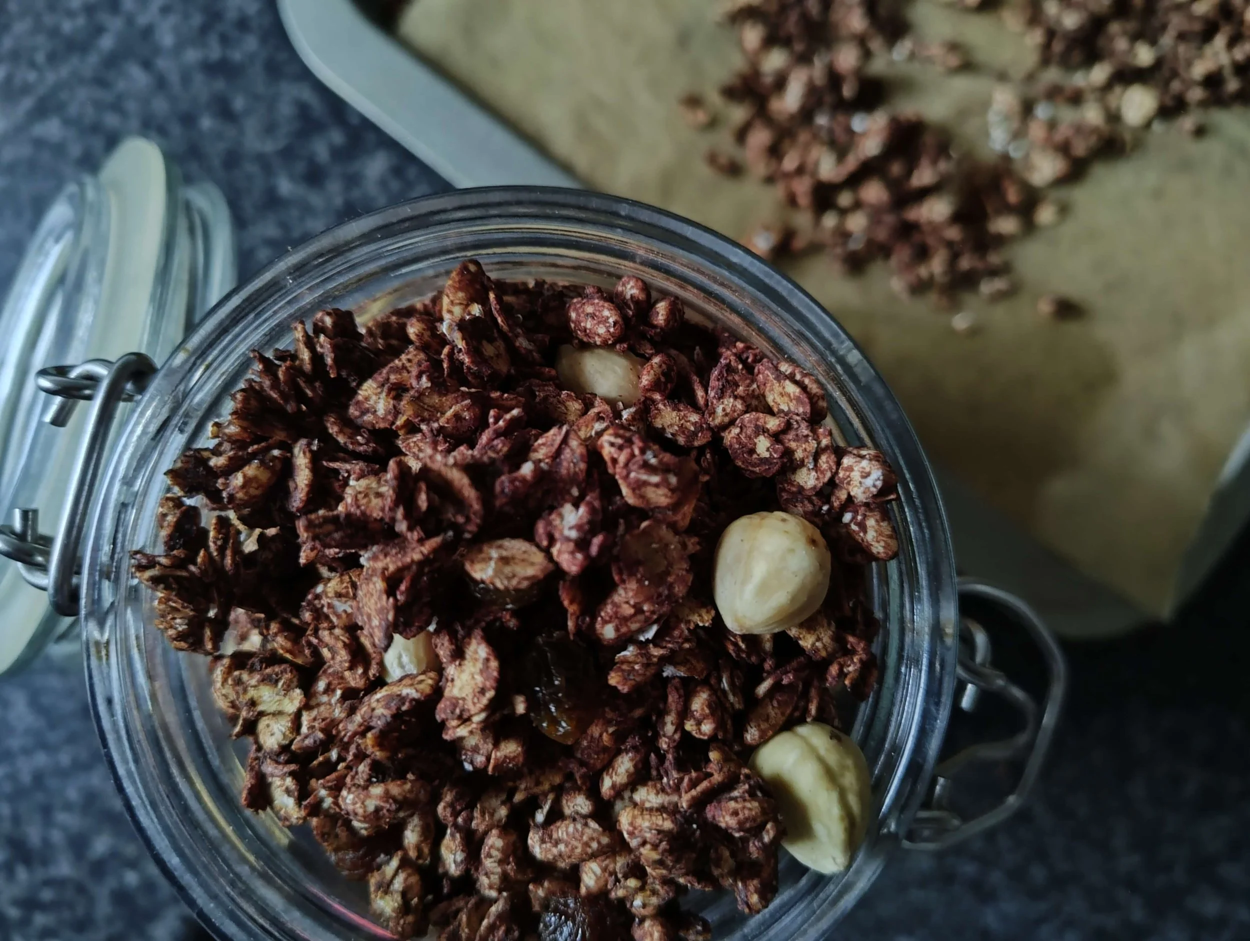 Hot Chocolate Granola (Easy Winter Breakfast Recipe)