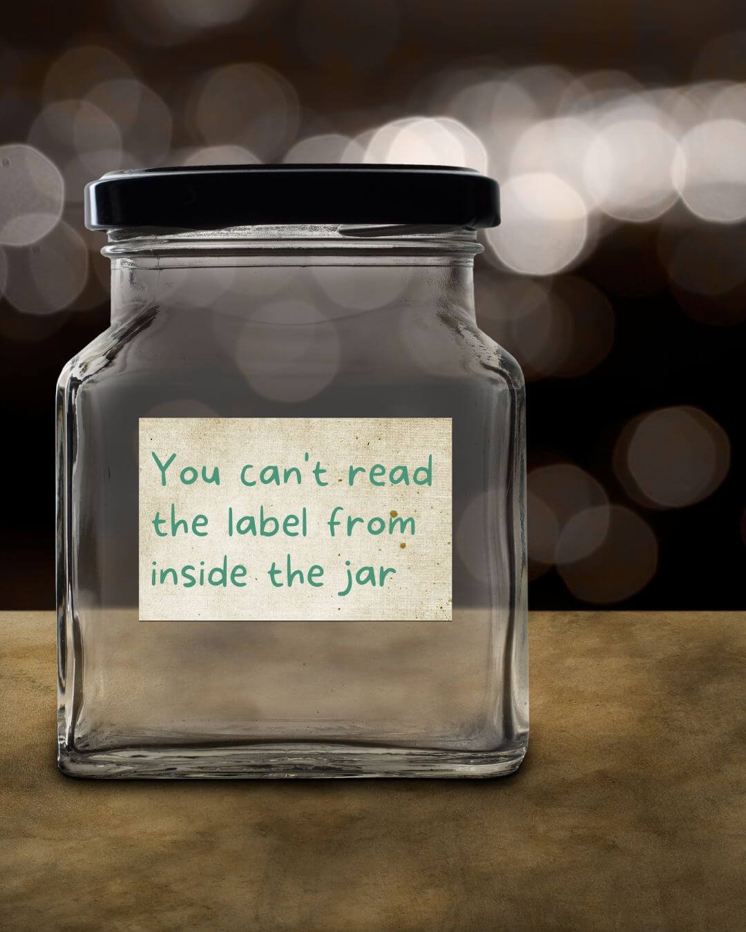 You can't see the label from inside the jar: Why Health Decisions Are Harder for Ourselves