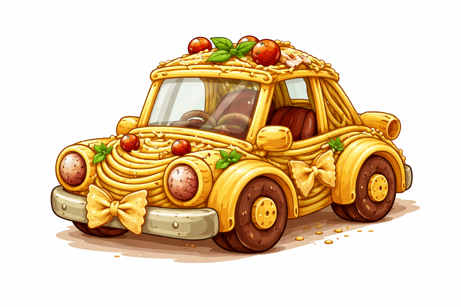 My uncle’s favourite pastime was building cars out of noodles.