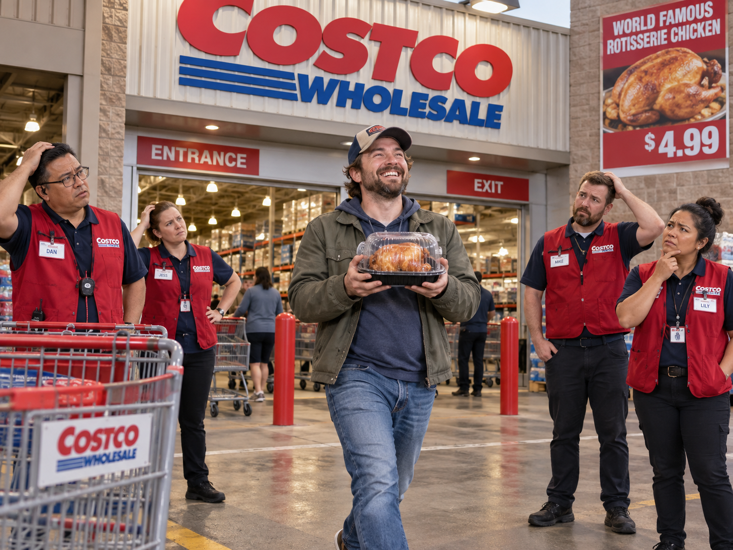 The rotisserie chicken from Costco