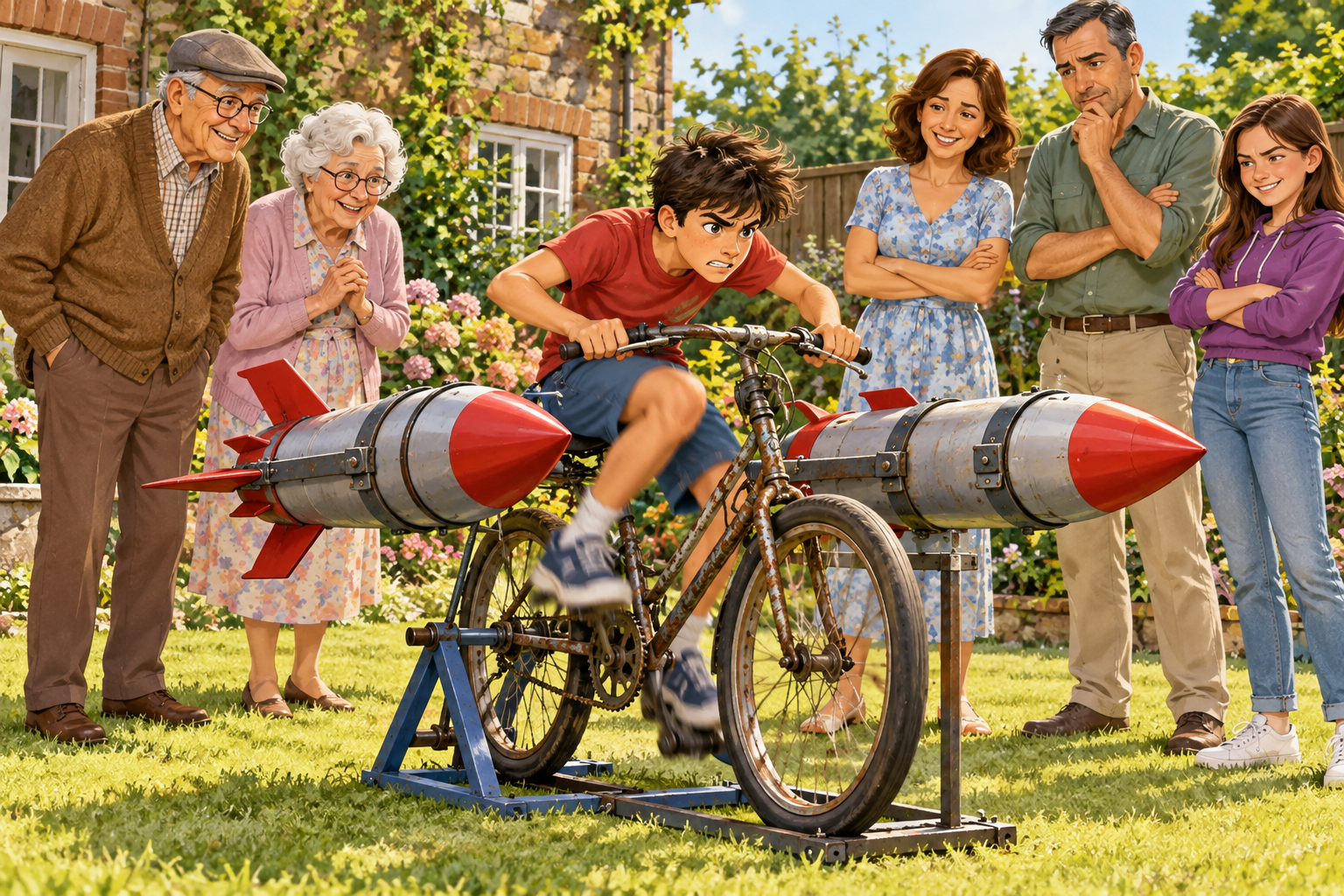 Rocket bicycle