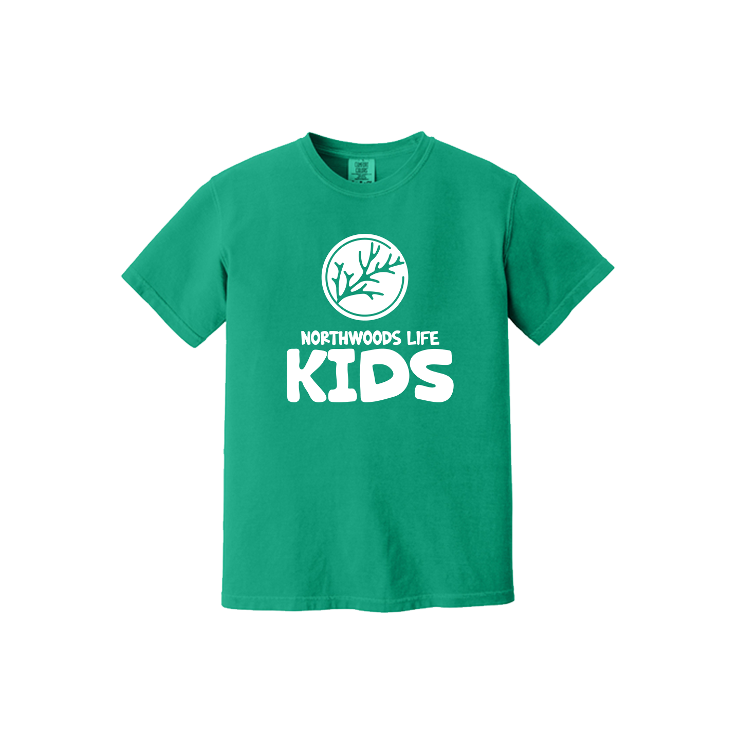 NL Kids T Shirt - Logo - Green.png