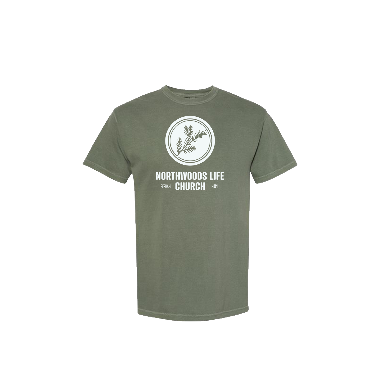 NLC T Shirt - Logo - Comfort - Moss.png