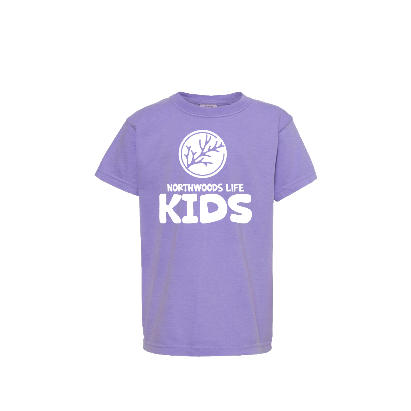 NL Kids T Shirt - Logo - Violet.png