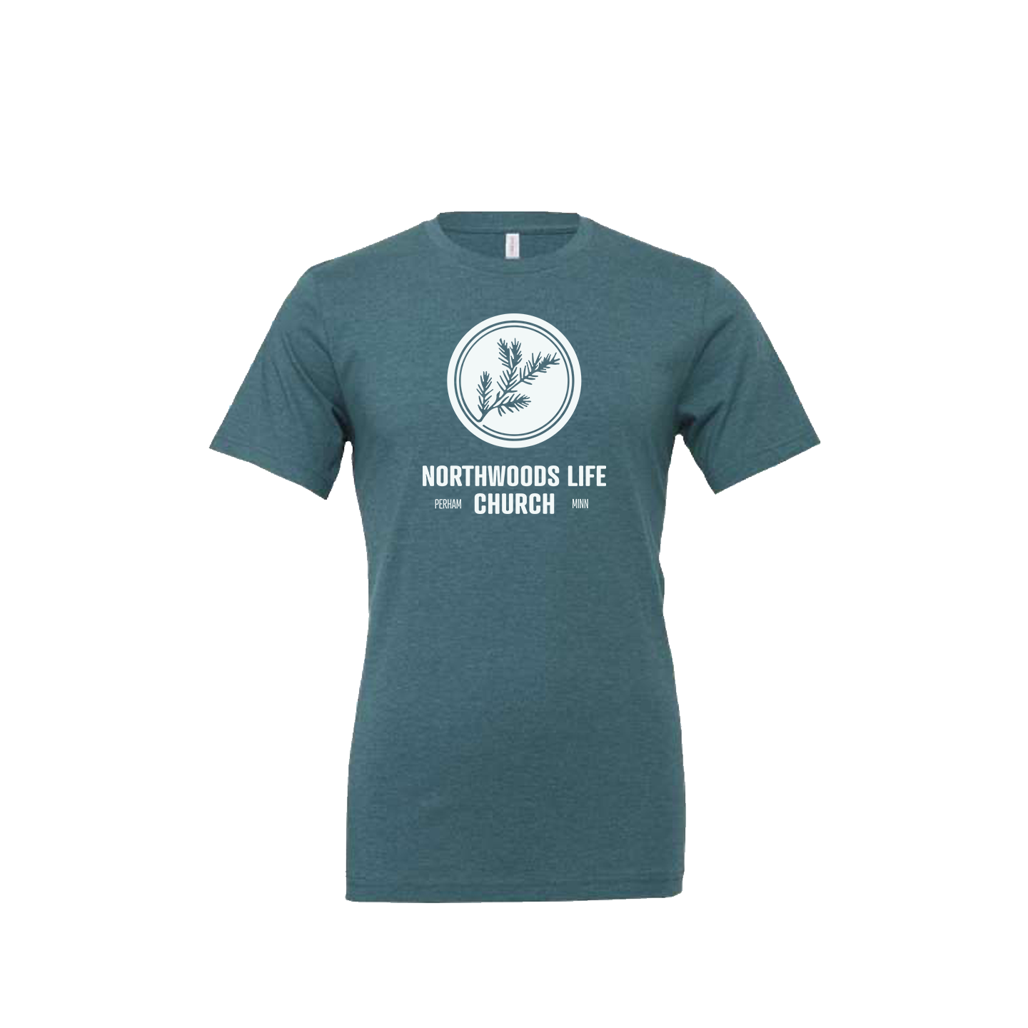 NLC T Shirt - Logo - Bella - Heather Aqua.png