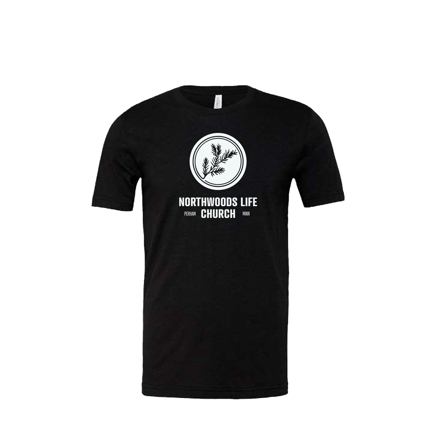 NLC T Shirt - Logo - Bella - Heather Black.png