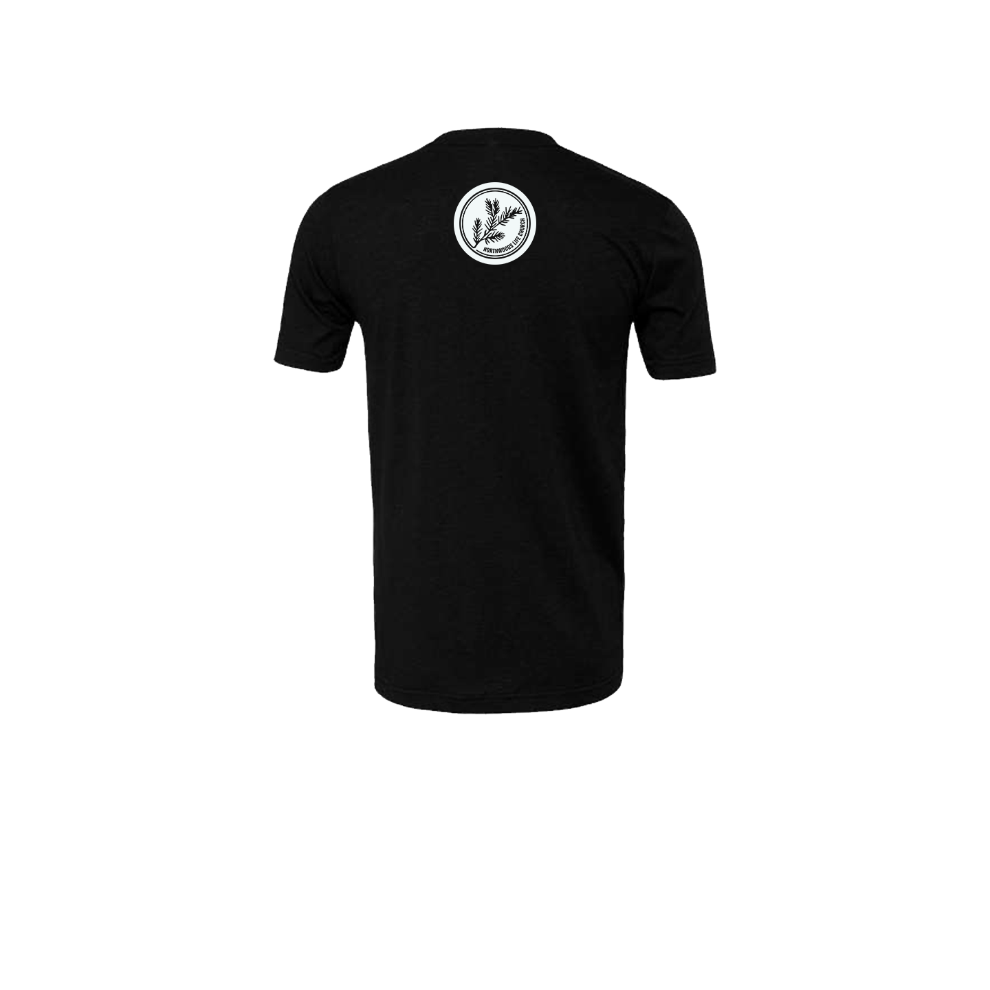 NLC T Shirt - Core Values - Bella - Heather Black - Back.png