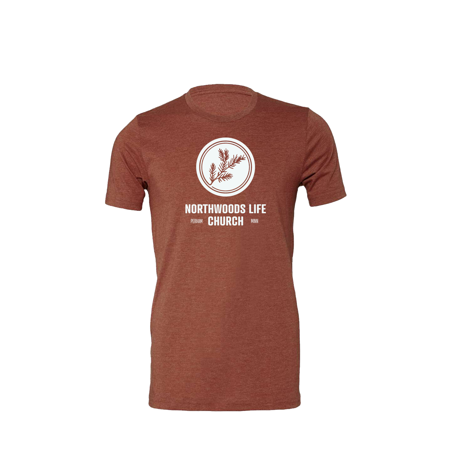 NLC T Shirt - Logo - Bella - Heather Clay.png