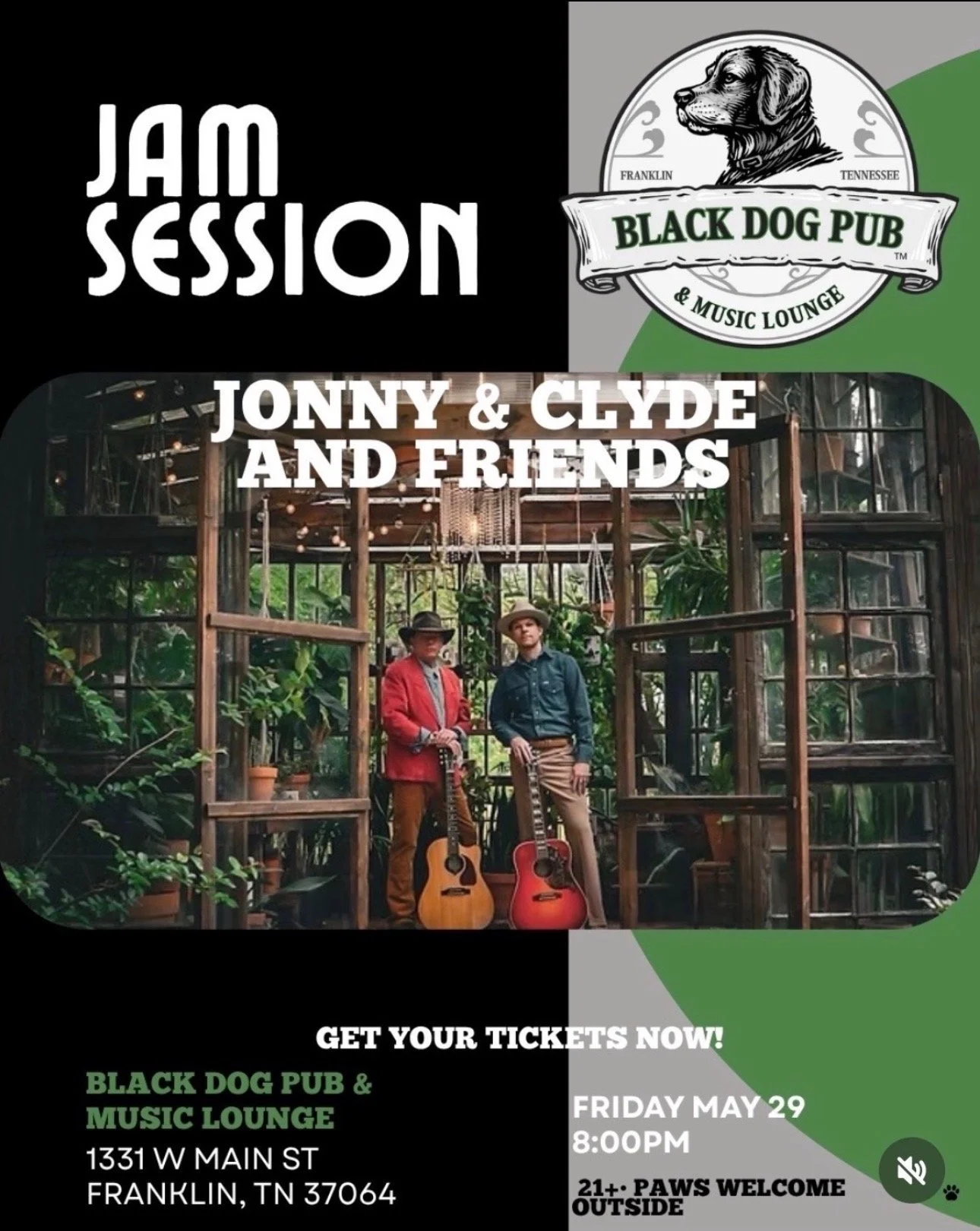 Jonny & Clyde & Friends at Black Dog Pub