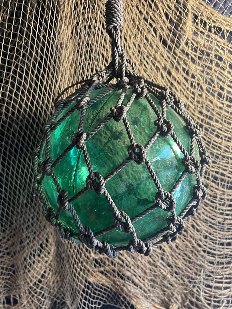 13" Glass Float - Green