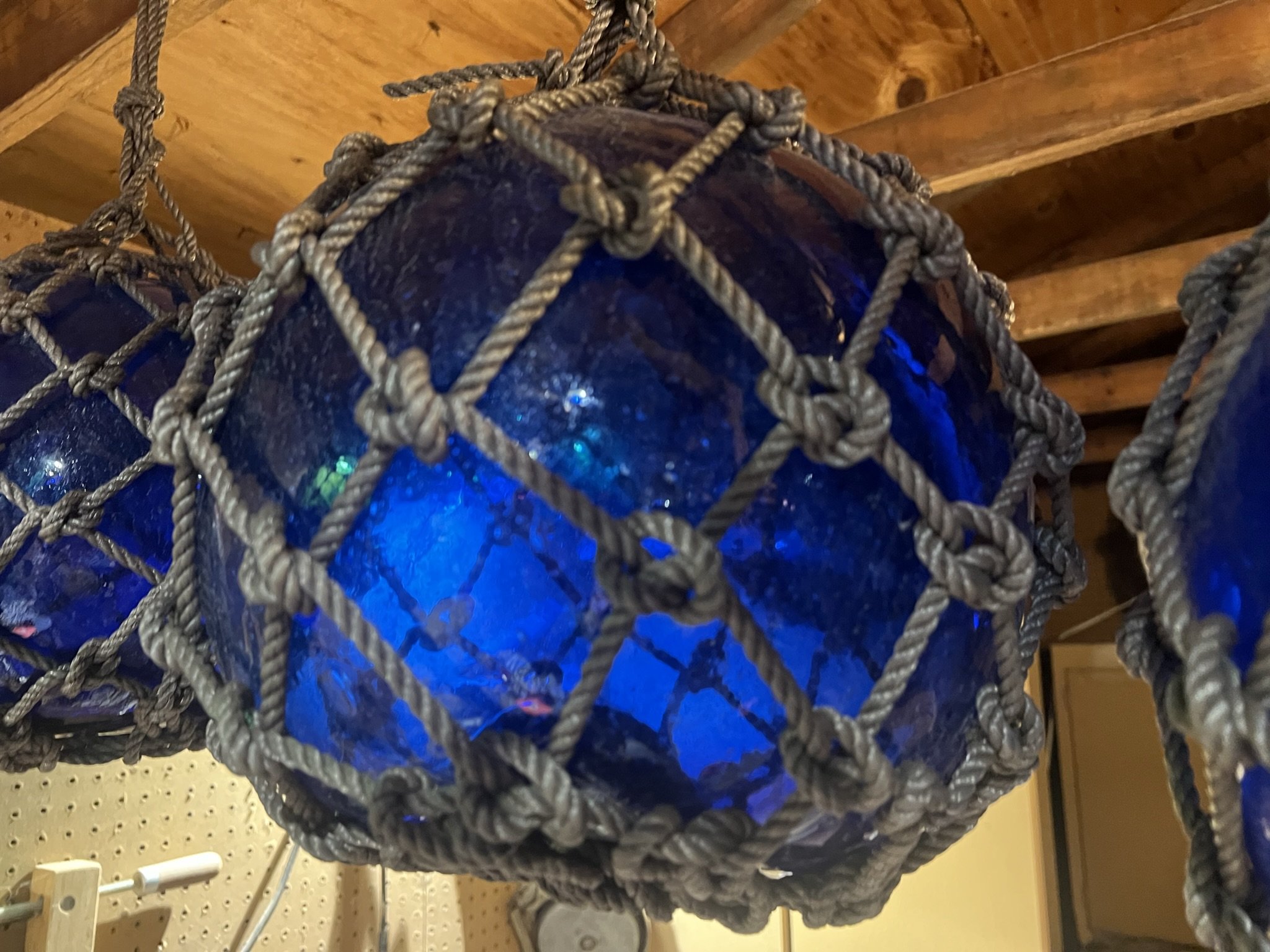 13" Glass Float - Cobalt