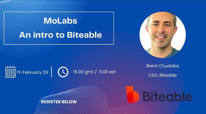 We are thrilled to announce the next episode in our AI webinar series, MoLabs, where innovation meets inspiration. This time, we&rsquo;re joined by a very special guest, Brent Chudoba, the visionary leader from Biteable!

Link in stories to RSVP to t